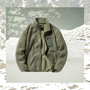 Chaqueta Bomber Vintage Casual para Hombre 2024, Talla XL, Relleno de Algodón Sherpa, Cuello Alto, Corte Holgado, Talla Grande, Ropa de Abrigo de Invierno - Product Image 2