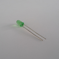Diodes LED rondes vertes de haute qualité 5 mm certifiées ROHS/REACH 1000 pièces/paquet Vente directe d'usine Échantillons gratuits inclus