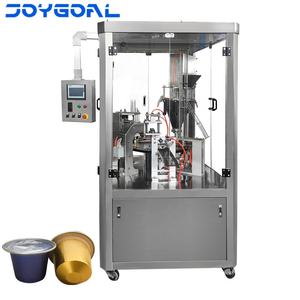 Joygoal-Fábrica de Shanghai Máquina automática de llenado y sellado de cápsulas de café de aluminio <span class=keywords><strong>Nespresso</strong></span> con tapa - Product Image 1
