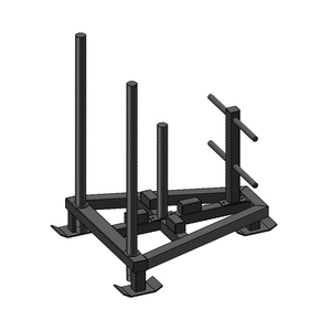 Traîneau de musculation Premium Prowler Football en acier, réglable et durable, avec <span class=keywords><strong>harnais</strong></span> de traction - Product Image 3