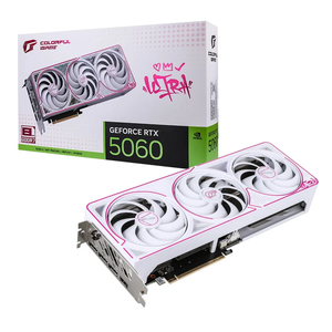 Nueva Tarjeta Gráfica para Juegos COLORFUL IGame GeForce RTX 5060 Ultra W OC de 8GB, GPU RTX 5060 8G para Juegos, Blanca, para PC de Escritorio, 2025 - Product Image 1