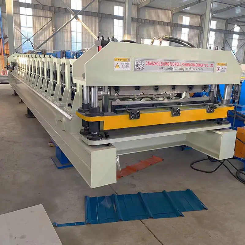 Gearbox Type AG panel Roll Forming Machine With Automatic Stacker Producing Line Hot Sale To USA