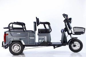 Tricycle électrique 300-10 avec pneu tubeless, jante 12 pouces, contrôleur intelligent, scooter motorisé à trois roues, 500W, ouvert - Product Image 1