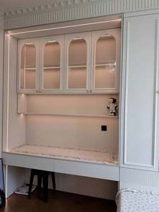 Ensemble de chambre à coucher en bois complet, luxe, cadre en bois, rangement à domicile, mobilier de chambre à coucher moderne et simple - Product Image 3