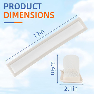 Carcasa del filtro de pelusas para secadora 131359600, pieza de repuesto de plástico para uso doméstico - Product Image 2