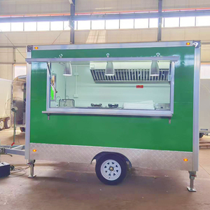 Remorque de restauration mobile de 4m de long pour burgers, crêpes, hot-dogs et café – Food Truck - Product Image 1