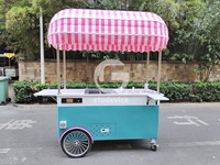 Chariot de nourriture mobile portable Etodevice, chariot à pousser commercial pour les entreprises