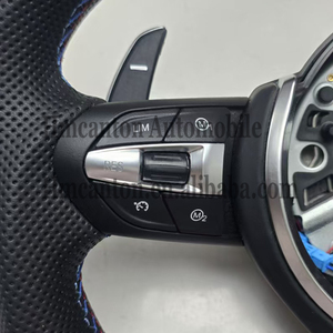 พวงมาลัยหนังคาร์บอนไฟเบอร์สำหรับรถยนต์ BMW ซีรีส์ 3 ซีรีส์ 5 รุ่น F10 F20 F30 F90 F01 F02 สินค้าใหม่ขายส่ง - Product Image 2