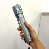 Promotion : Lampes de poche tactiques puissantes à 5 modes, zoom longue portée, batterie rechargeable 18650, lampe torche LED COB
