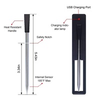 Nouveau produit populaire USB sans fil Bluetooth thermomètre de barbecue/thermomètre de four