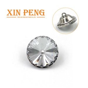 Bán Buôn Sofa Nút 20Mm 25Mm Acrylic Kim Cương Thủy Tinh Tròn Pha Lê Bọc Sofa Nút - Product Image 2