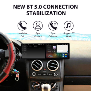 ZWNAV Double écran 9,1 pouces pour <span class=keywords><strong>Nissan</strong></span> <span class=keywords><strong>Qashqai</strong></span> 2008-2015, Carplay sans fil, Android 15, autoradio, lecteur DVD de voiture, système multimédia stéréo - Product Image 4