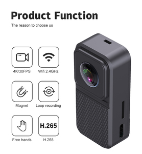 كاميرا حركة جيب بزاوية واسعة للغاية 160D مسجل حركة رياضي Vlog سائق دراجة للسفر - Product Image 5