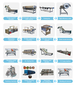 Nueva Máquina Cortadora de Papas Automática de Alta Productividad LTK para la Producción de Papas Fritas y Línea de Producción de Papas a la Francesa - Product Image 3
