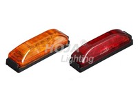 Feu de gabarit et de positionnement LED 4" x 1" pour remorque, feu de gabarit latéral LED pour camion et remorque, conforme SAE/DOT/FMVSS108