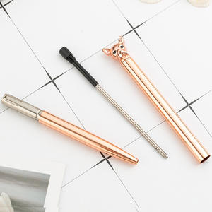 Creativo <span class=keywords><strong>Shar</strong></span>-<span class=keywords><strong>pei</strong></span> perro publicidad metal bolígrafo Impresión logotipo moda C al por mayor - Product Image 5