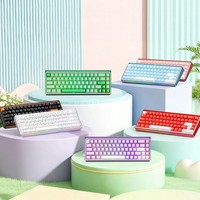 Clavier AKKO RAY68 compact avec double rétroéclairage, filaire, 8K, à interrupteurs magnétiques