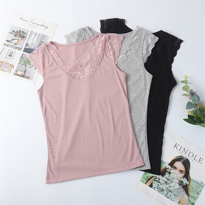 8932 #   <span class=keywords><strong>Camisetas</strong></span> de <span class=keywords><strong>Tirantes</strong></span> Coloridas de Verano para <span class=keywords><strong>Mujer</strong></span>, Camisola sin Mangas de <span class=keywords><strong>Encaje</strong></span>, Tejida, Suave y Cómoda, Gran Venta - Product Image 2