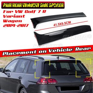 Alerón lateral trasero para ventana de coche, embellecedor de borde, divisor de alerón lateral para VW Golf 7 R Variant Wagen 2014-2017 - Product Image 1