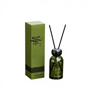 200ML 绿色玻璃瓶精油无焰香薰清新厕所除臭剂中国制造高端 - Product Image 1