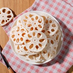 中国バーベキューフレーバー乾燥ロータスルートチップ低温脱水野菜クリスプボックスハードソルティスナック - Product Image 2