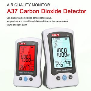 Moniteur de qualité de l'air UNI-T A37, détecteur numérique de dioxyde de carbone, 400ppm~5000ppm, compteur de CO2, détection par principe NDIR, capteur de CO2 L55 - Product Image 4