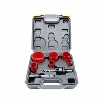 Kit de scies cloches bi-métalliques HSS avec mandrins pour le perçage du métal