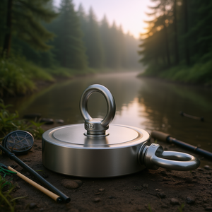 Kit de imanes de pesca de acero inoxidable de doble cara con fuerza de tracción, accesorios de caza de uso universal - Product Image 2