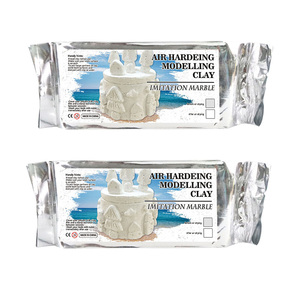Cao màu trắng Acrylic sắc tố bùn tùy chỉnh trọng lượng và màu sắc không khí cứng mô hình đất sét - Product Image 1