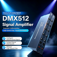 Amplificateur de signal RDM intelligent, 4 canaux d'entrée, 12 canaux de sortie, amplificateur à isolation optoélectronique pour spectacle d'éclairage de scène