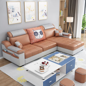 Barato <span class=keywords><strong>3</strong></span> plazas sofá conjunto muebles sala de estar pequeño apartamento simple moderno nórdico alquiler casa economía apartamento hogar sofá - Product Image 2