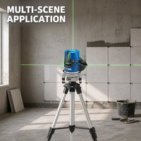 Niveau laser vert à 5 lignes FF06-41S, haute précision, auto-nivelant, niveau laser rotatif à 360°