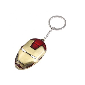 Porte-clés Casque Iron Man en Alliage de Zinc, <span class=keywords><strong>Cadeau</strong></span> de Collection Avengers, Accessoire Super-héros Cool pour Fans, Tendance Mode Cosplay, <span class=keywords><strong>Cadeau</strong></span> Hommes Femmes - Product Image 6