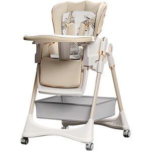 Silla Alta Premium para Bebé con Respaldo y Altura Ajustables para Uso Seguro en el Hogar y Restaurantes, Cómoda y Duradera - Product Image 1