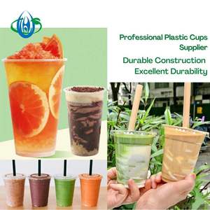 20 24 32oz tazze usa e getta stampate personalizzate Ice Coffee Water Wine Beer Milkshake Glasses Clear Pp Pet Plastic Beverage Boba Tea - Product Image 5