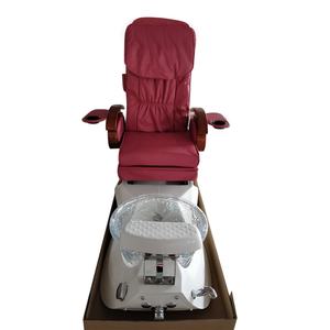 Chaise de pédicure de luxe avec bain de pieds, massage, repose-pieds, lavabo, salon de beauté, chaises de massage des pieds inclinables - Product Image 4