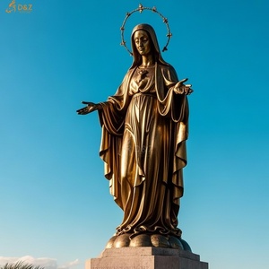 Estatua de Jesús Religiosa Decorativa Personalizada para Interiores <span class=keywords><strong>y</strong></span> Exteriores, Hecha a Mano, de Tamaño Real, en Bronce <span class=keywords><strong>y</strong></span> Cobre, Escultura de la Pietà - Product Image 3