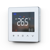 Termostato Inteligente Wi-Fi para Habitaciones, Control por Aplicación para Android e iPhone, 230v, para Hoteles, Apartamentos, Almacenes, para Calefacción por Suelo Radiante
