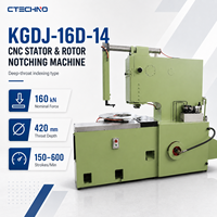 Máquina CNC de corte profundo KGDJ-16D CTECHNO para fabricación de estatores, rotores y laminaciones de acero al silicio