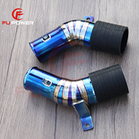 Tuyau de charge FIT F10 M5 F12 M6 Titanium Charge Pipe Titanium échappement catback