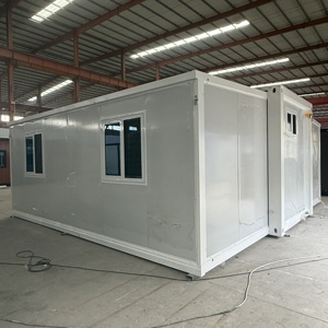 Casa Contenedor Expandible y Plegable de 2 Dormitorios con Estructura de Acero Galvanizado, Panel Sándwich, Diseño Moderno, Estructura Blanca, Apartamento/<span class=keywords><strong>Villa</strong></span> - Product Image 1