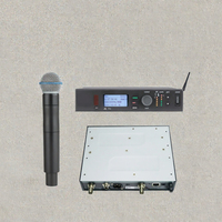 Système de microphone sans fil numérique H51 534-598MHz ULXD24/Beta58 avec récepteur ULXD4 et ensemble de micros portables ULXD2 Beta58, cardioïde, XLR, métal