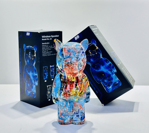 Venta caliente B9 altavoz hogar decorativo elegante graffiti impresión lindo perro de plástico mini altavoz inalámbrico Bluetooth altavoz - Product Image 5