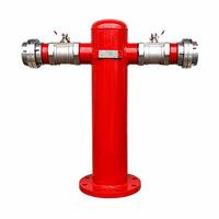 Hydrant industriel en fonte avec isolation en mousse DN150/65x2 à double sortie, vanne de protection incendie pour système de sécurité d'usine et d'entrepôt
