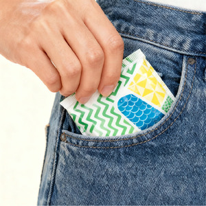 Home Use Cleaning Small Pack Mini <strong>Pocket</strong> Tissue Virgin Wood Pulp Soft Standard Handkerchief Facial Papers, 15gx4ply, 210*205mm - Product Image 5