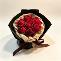 Bouquet de fleurs séchées créatif et éternel, désodorisant de voiture autoportant léger et écologique, parfum de rose, idéal comme cadeau