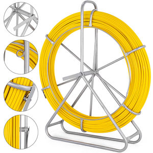 Powered <strong>Duct</strong> Rod Pusher Cable Snakes Tape Fiberglass Wire Pusher Essential Underground Cable Pulling <strong>Tools</strong> - Product Image 3