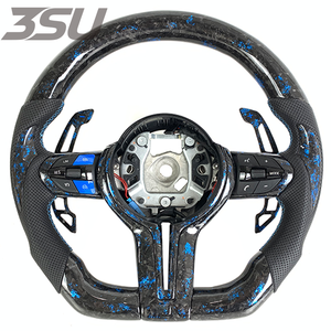 <span class=keywords><strong>Volante</strong></span> de Fibra de Carbono para <span class=keywords><strong>BMW</strong></span> Serie F 2018-2024 con Levas de Cambio Forjadas, Interior de Coche Personalizado en Cuero - Product Image 1