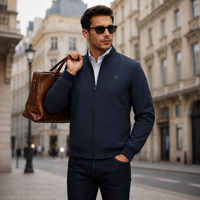 Vestes pour hommes RCX personnalisées, décontractées, coupe-vent, écologiques, respirantes, matelassées, à col montant, tendance, chaudes, classiques, amples, de luxe