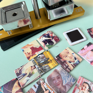 2025 Giá Rẻ Nhất Vuông 50*50Mm Cho DIY Kim Loại Huy Hiệu Nút Máy Làm Kit Nút Làm Máy Tiện Dụng Nút Máy - Product Image 5